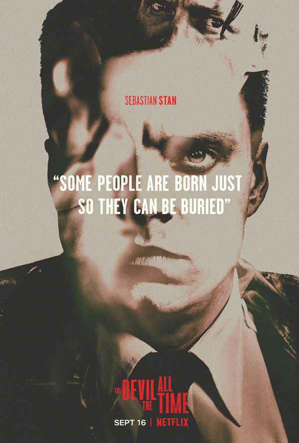 荷兰弟主演豪华阵容新片《神弃之地》发布11人角色海报！明日上线Netflix