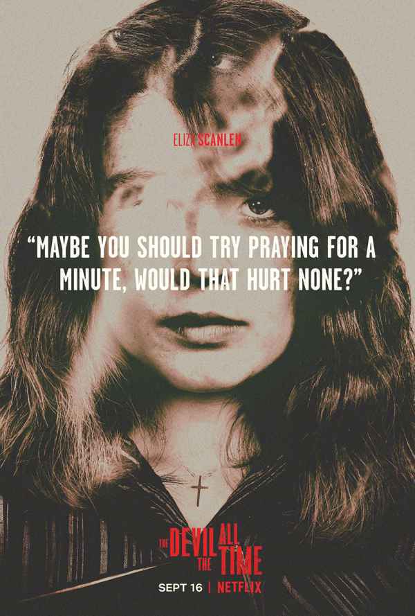 荷兰弟主演豪华阵容新片《神弃之地》发布11人角色海报！明日上线Netflix