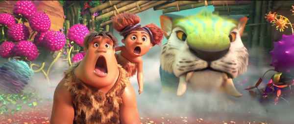 梦工场动画《疯狂原始人2》首曝预告片 Croods一家体验新世界