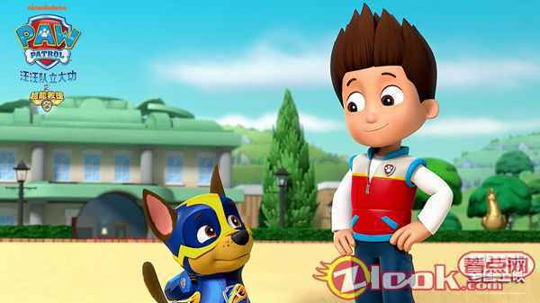 莱德队长向阿奇分配任务 《汪汪队立大功之超能救援》剧场版电影定档11.13 威力狗狗与中国观众见面
