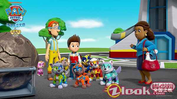 汪汪队合力搬运神秘陨石 《汪汪队立大功之超能救援》剧场版电影定档11.13 威力狗狗与中国观众见面
