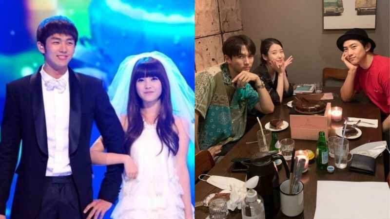 超经典男女合唱《唠叨》已经10周年！林瑟雍公开与IU的合照，玉泽演也一起呢！