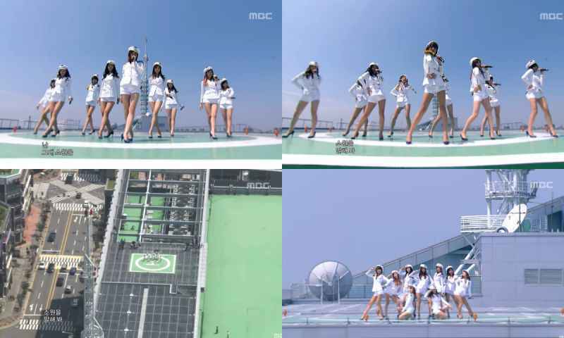 《Music Core》历代收视率一位的舞台！2009年少女时代楼顶《Genie》