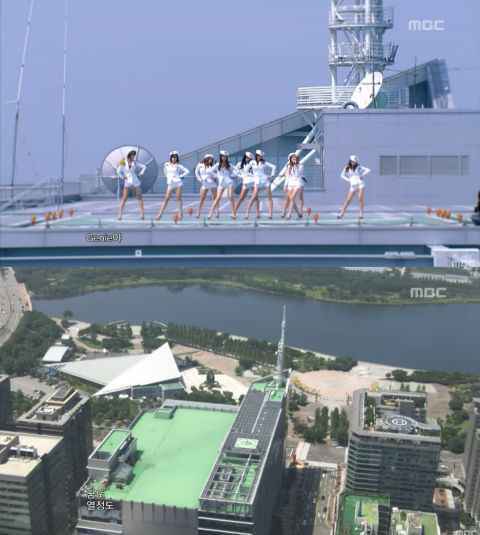 《Music Core》历代收视率一位的舞台！2009年少女时代楼顶《Genie》