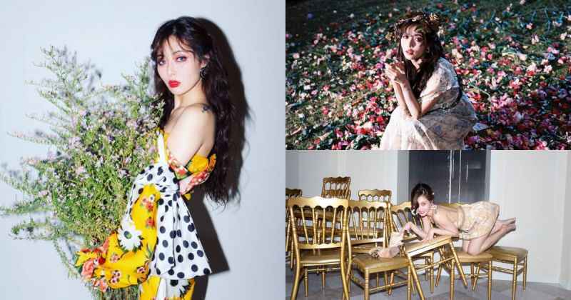 泫雅回归倒数一天??〈Flower Shower〉MV 预告华丽抢眼!