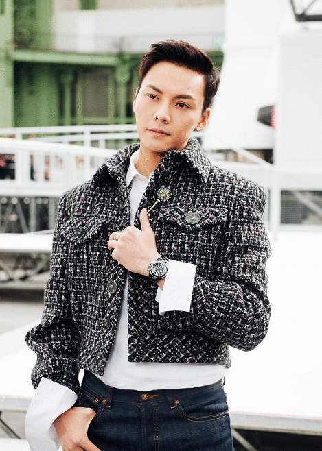 陈伟霆巴黎上演混搭风 颜值高怎样都帅