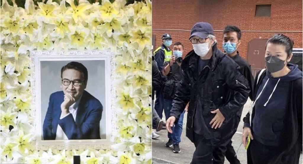 吴孟达葬礼：田启文被问到周星驰有些发烦，星爷一个举动令人点赞