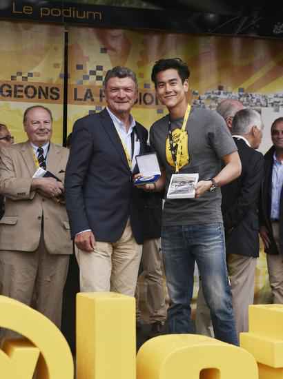 彭于晏任2015环法赛首任大中华区亲善大使