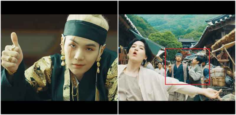 防弹少年团 SUGA「大吹打」MV公开路人太抢镜 : 阿米画错重点了