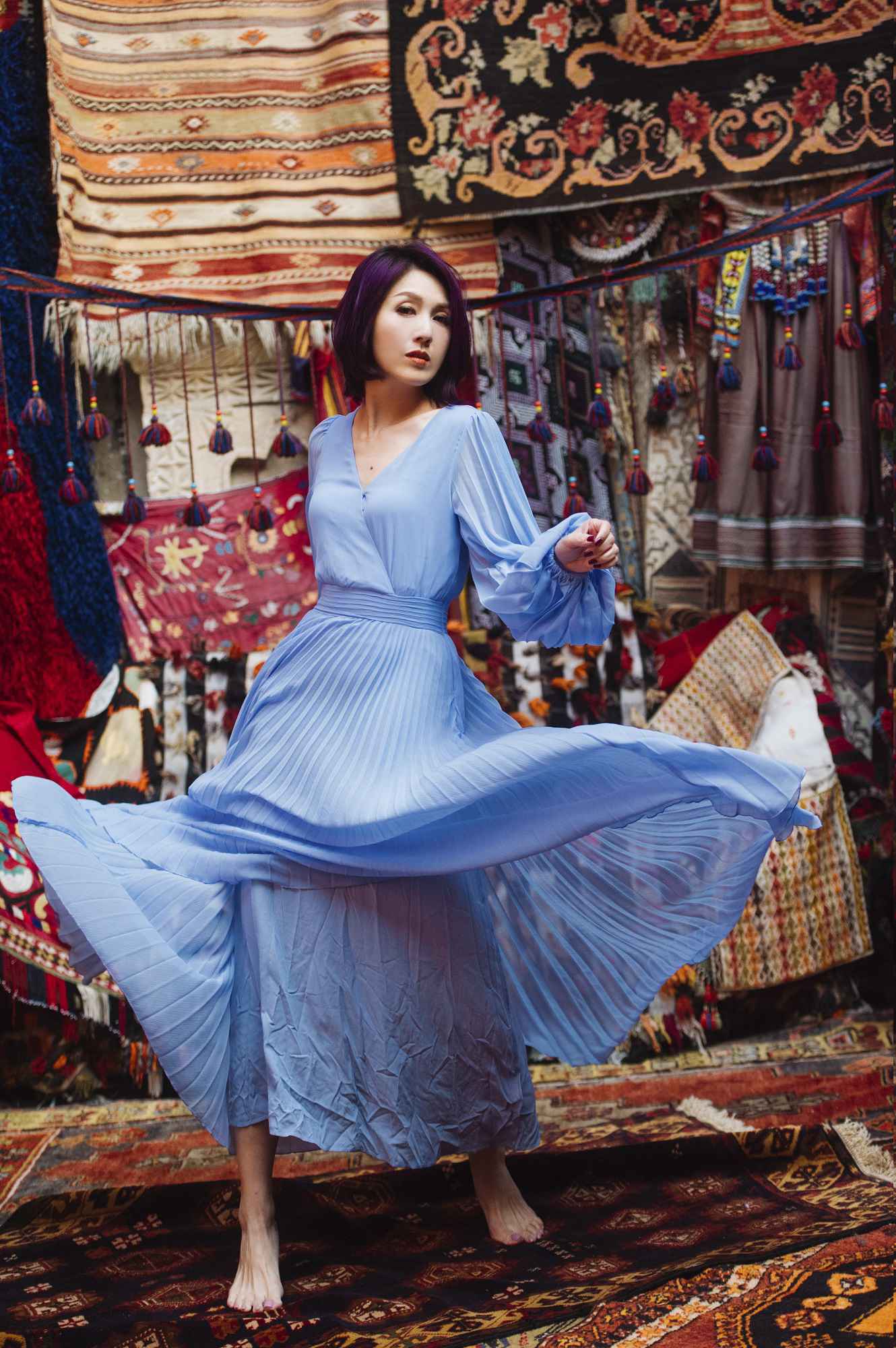 杨千嬅坐热气球告白 感谢丁子高成就世界巡唱梦想