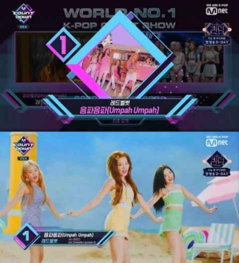 Red Velvet〈Umpah Umpah〉发威 一口气连夺三座冠军奖杯！