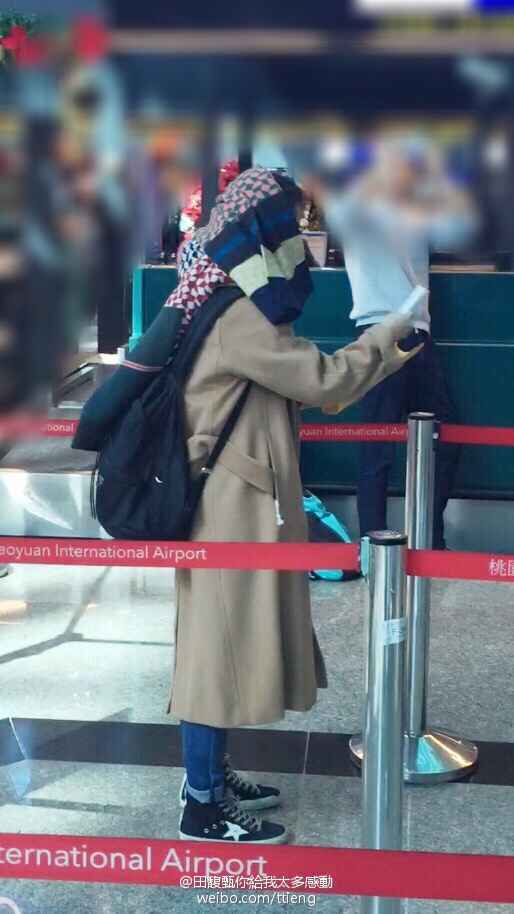 女星机场秀 谁都不服就服田馥甄