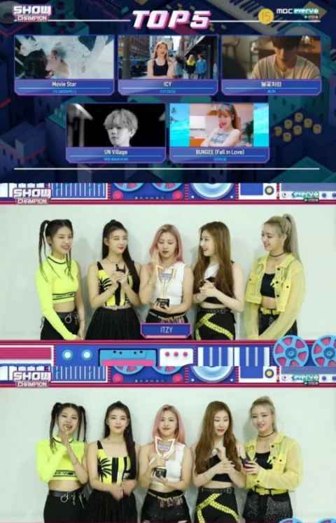 ITZY 蝉联《Show Champion》冠军 再创「连三冠」纪录！
