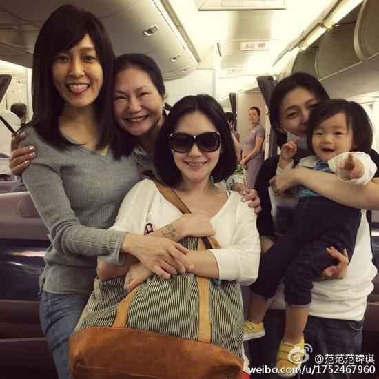 范玮琪偶遇大小S亲密合影 破姐妹不合传闻