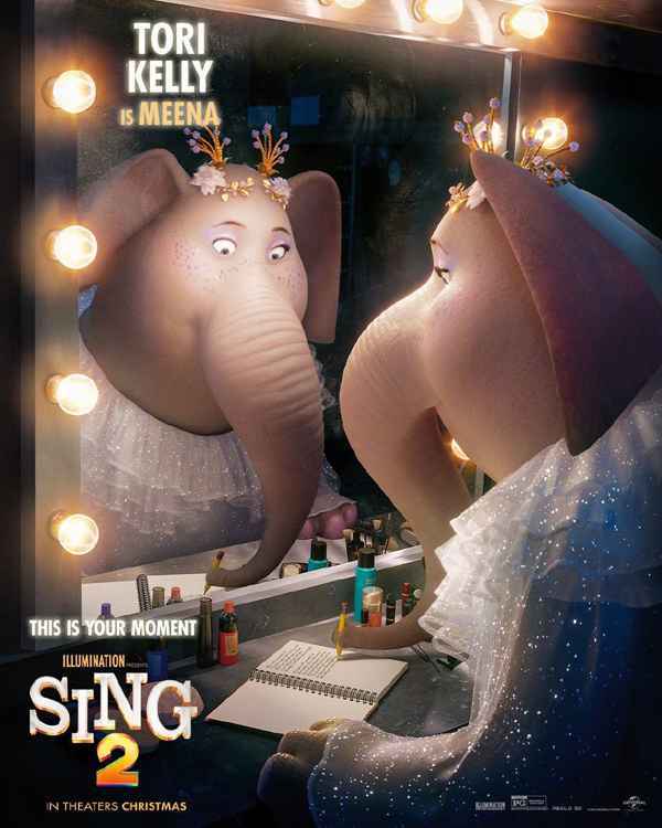 《欢乐好声音2》发布角色海报 猪妈妈小象等动物歌手们回归！