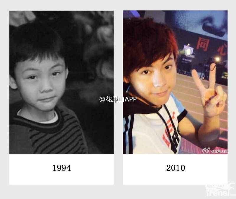 来看陈伟霆的成长记录告诉你他整没整容
