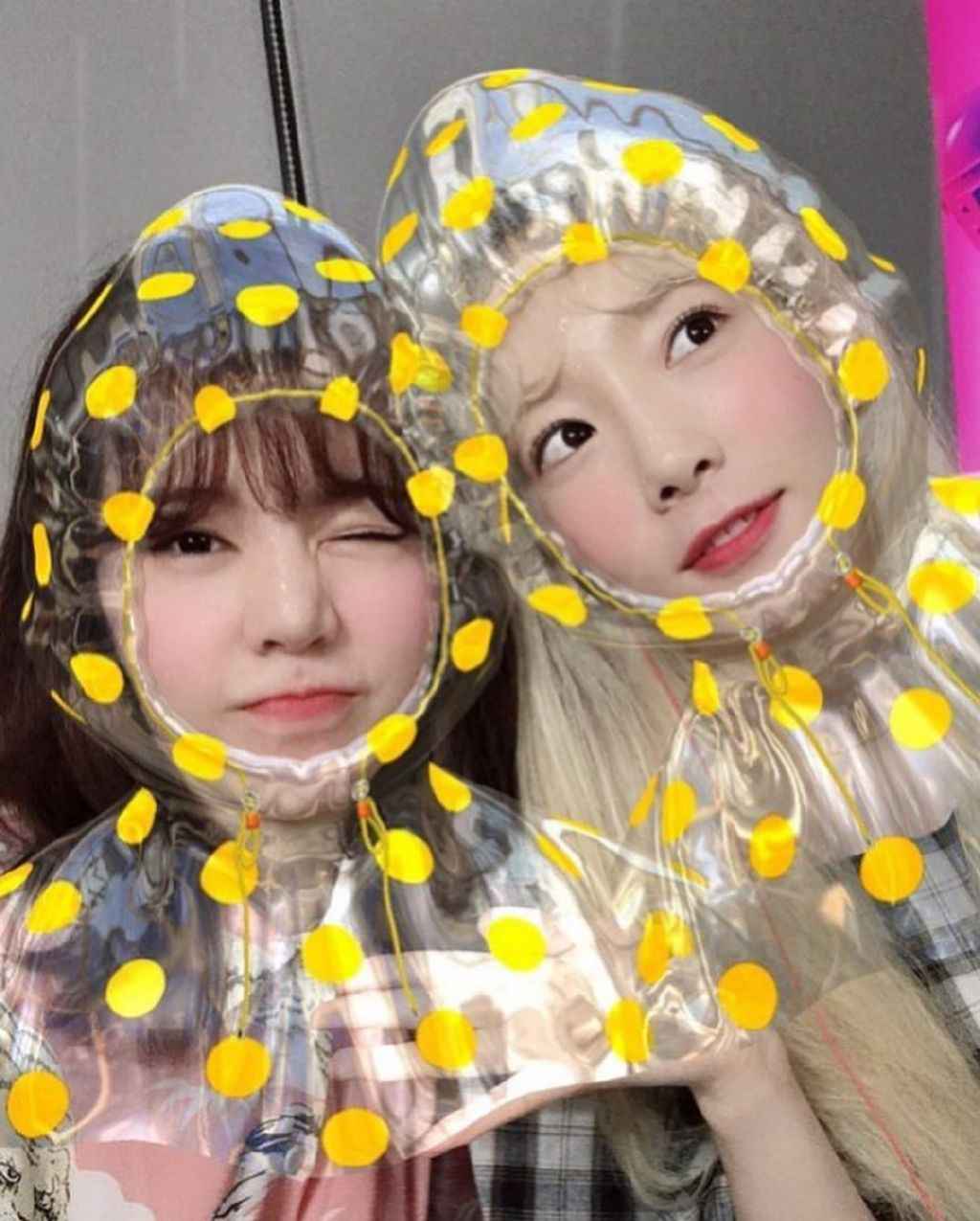 虎牙直播第五集结束 小雨衣滤镜双短line超可爱