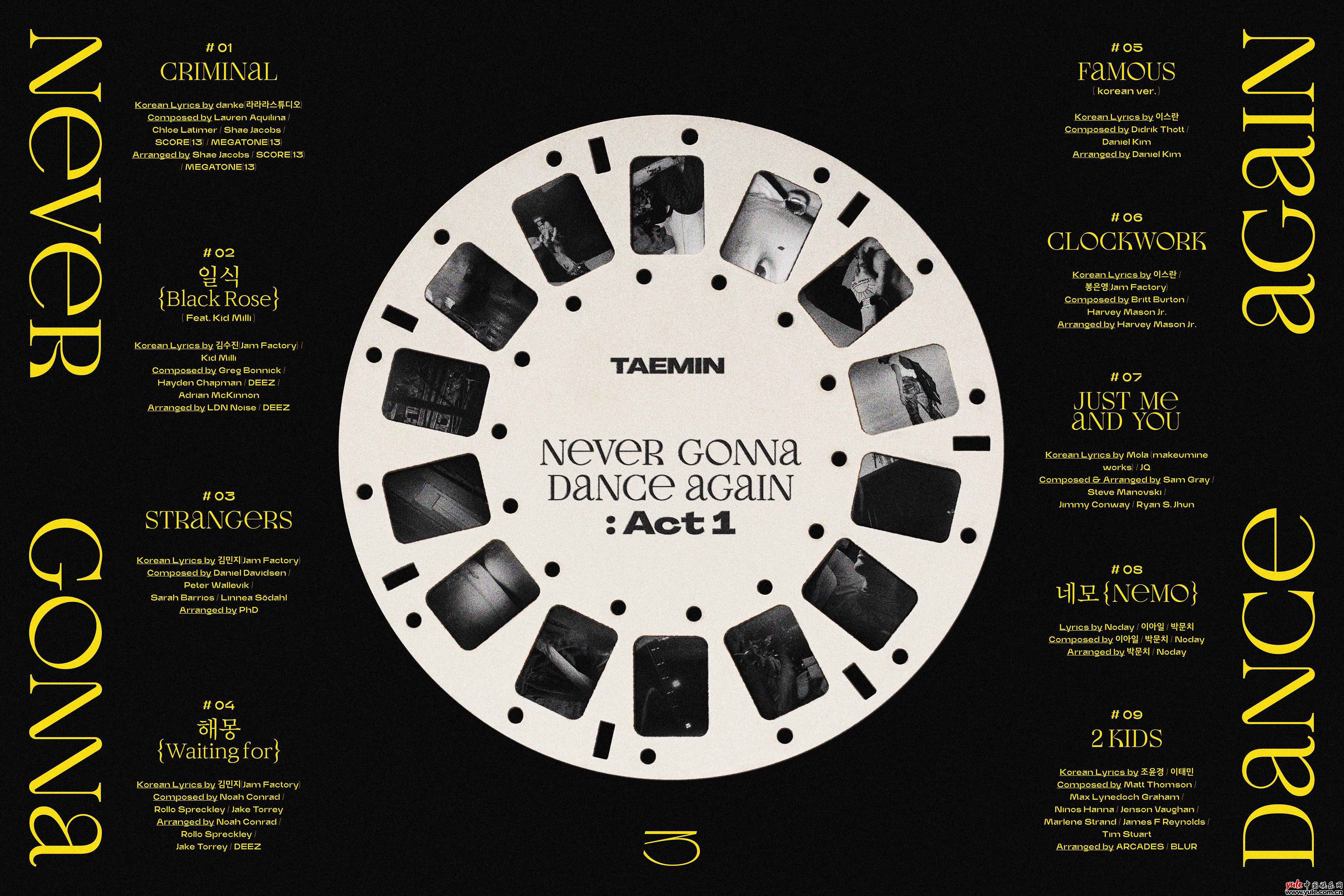 泰民新专辑主打曲《Criminal》带来极强听觉享受!