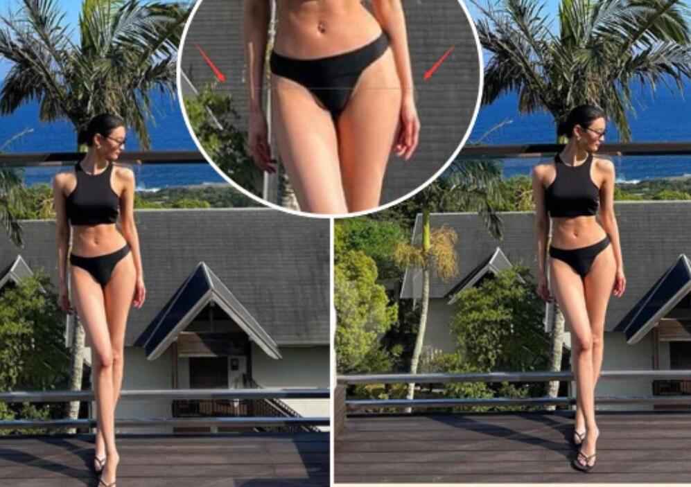 菜菜绪长腿照造假 网友扒对比照比例本身已经很好