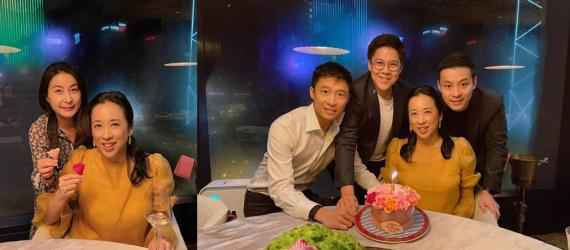 郭晶晶为婆婆庆生