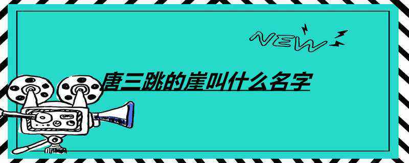 唐三跳的崖叫什么名字
