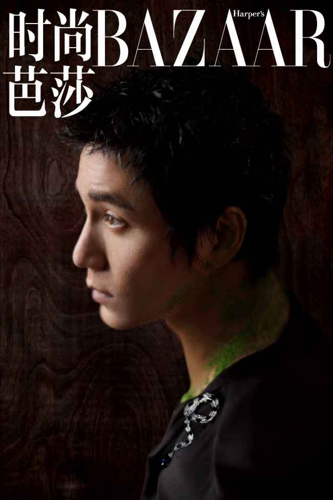 陈坤《时尚芭莎》十月刊封面大片释出