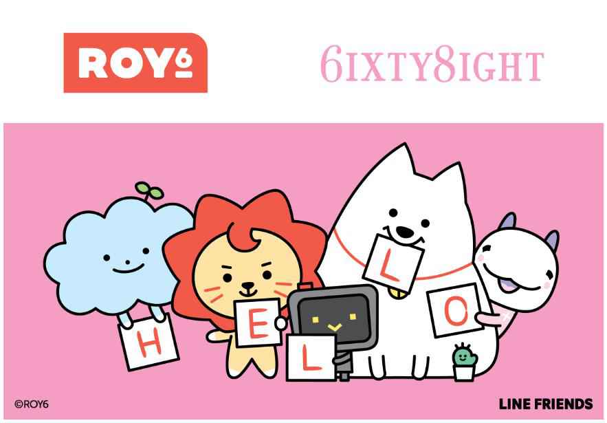 6IXTY8IGHT | ROY6合作系列正式登陆！ 青年歌手、演员王源担任LINE FRIENDS首席创造官