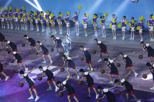 2019世界休闲体育大会年龄最小的推广大使,中国魔指精灵开幕式大放异彩