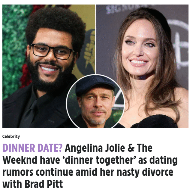 安吉丽娜·朱莉找到新对象?疑似约会被拍共进晚餐