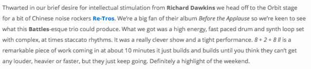 重塑突袭欧洲五大音乐节 海外征程步履不停